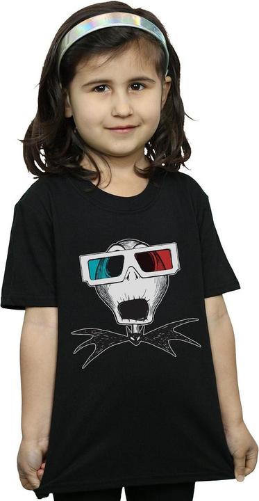 Produktbild Disney Nightmare Before Christmas Jack Skellington 3D Glasses TShirt Mädchen (152, 158)