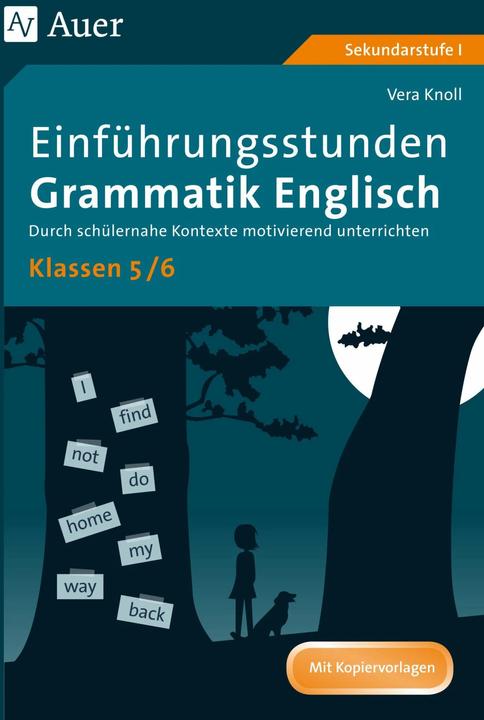 Produktbild Einführungsstunden Grammatik Englisch Klassen 5-6 (Deutsch, Vera Knoll, 2018)