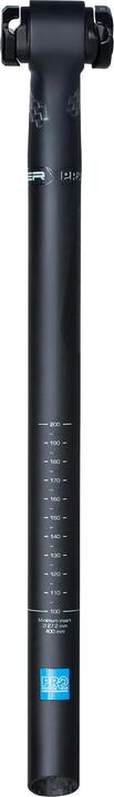 Actual product image PRO SEATPOST DISCOVER 31.6/20MM CARBON, 400MM LONG, DI2 READY (31.60 mm)