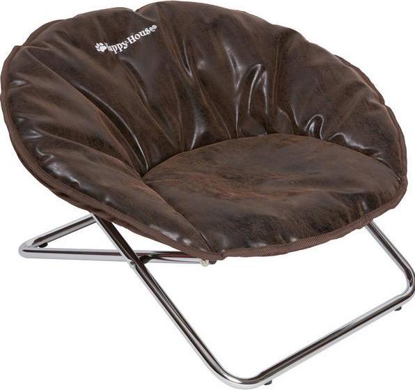 Image du produit Happy Horse Chaise en cuir brun, 72 x 69 x 42 cm (Chien)
