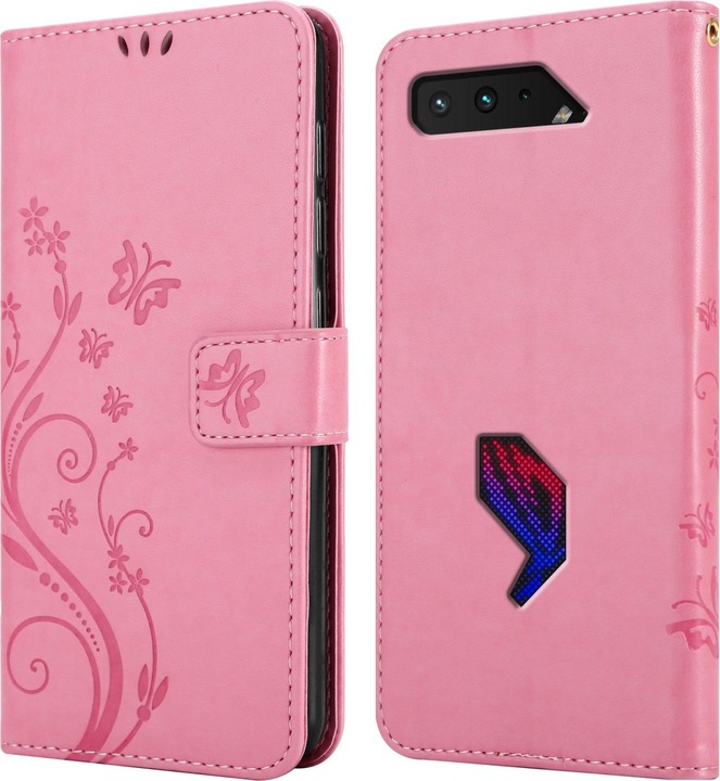 Actual product image Cadorabo Case Flower Book (Asus ROG Phone 5)