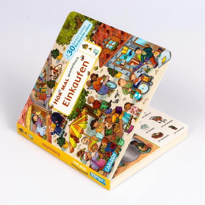 Actual product image Hör mal (Soundbuch): Wimmelbuch: Einkaufen (German)