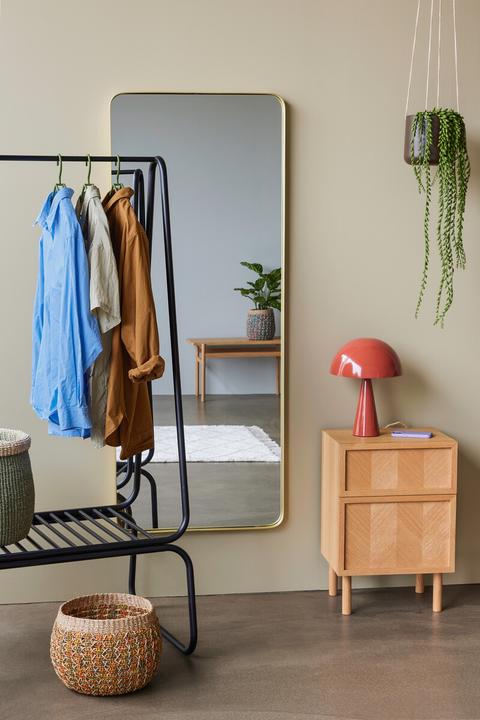 Image du produit Hübsch Mush Tischlampe Mini Rot (E14)