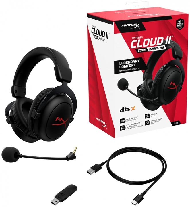 Actual product image HP HyperX Cloud II Core (Wireless)