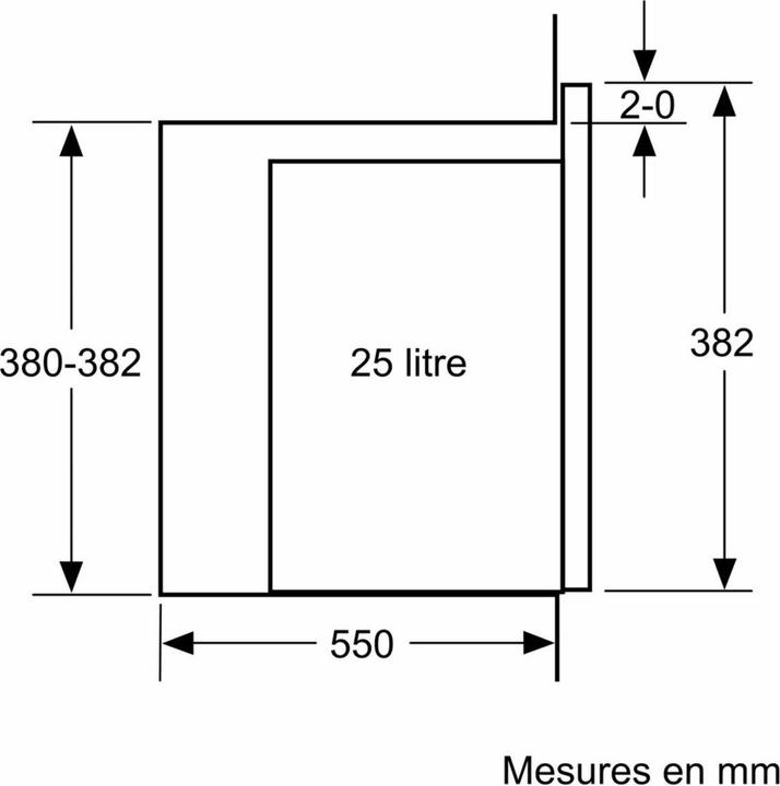 Produktbild Bosch Hausgeräte Serie 4 BFL553MS0 Mikrowelle Integriert Kombi-Mikrowelle, Edelstahl