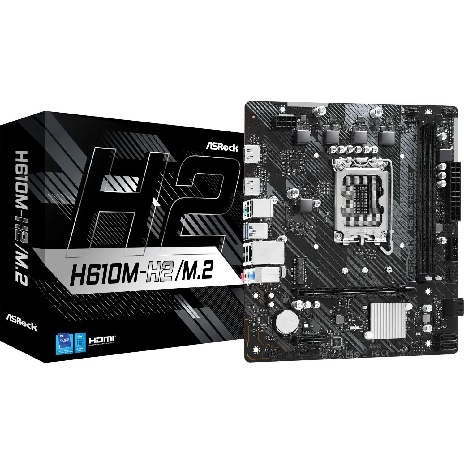 Thumbnail - AsRock Płyta główna H610M-H2/M.2 (LGA 1700, Intel H610, mATX), Mainboard