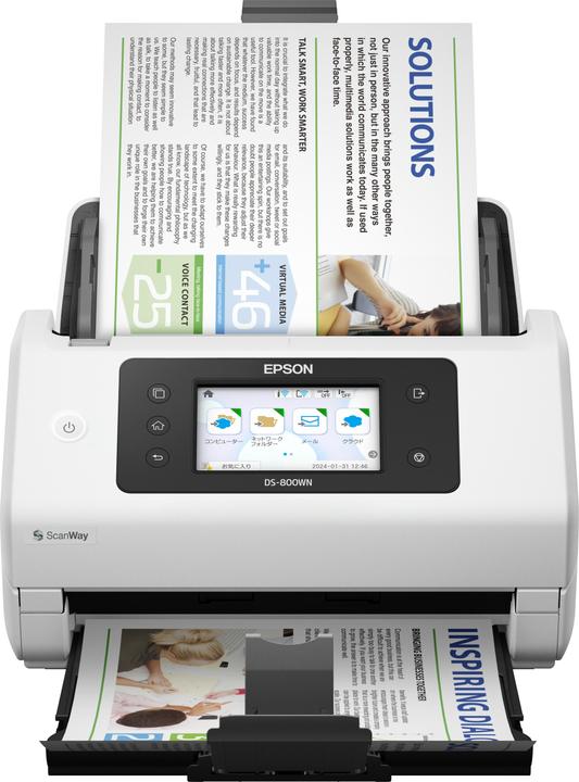Produktbild Epson Workforce Dokumentenscanner DS-800WN (Ethernet, USB Host, USB, Wi-Fi Direct)