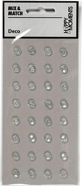Actual product image Creativ Company Rhinestones silver, 32pcs.