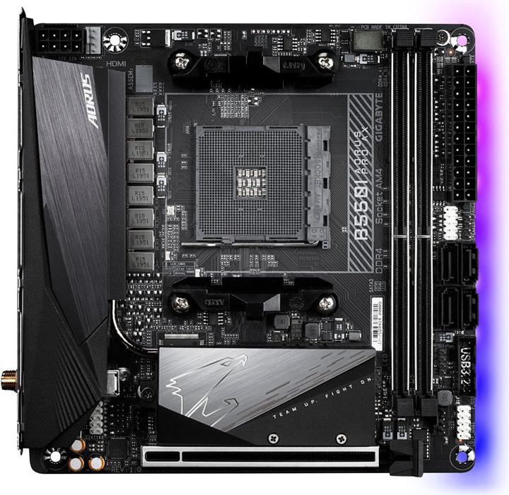 Immagine prodotto Gigabyte B550I Aorus Pro AX (AM4, AMD B550, Mini-ITX)
