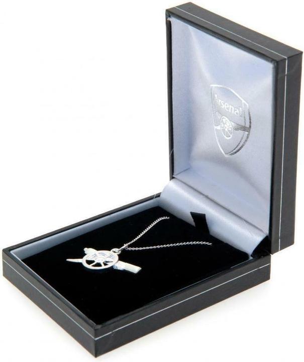 Actual product image Arsenal FC Necklace with pendant (100% sterling silver)