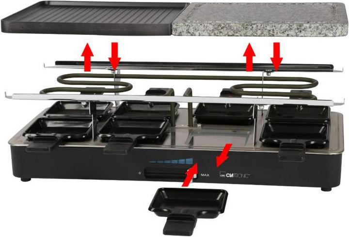 Actual product image Clatronic Raclette RG 3518