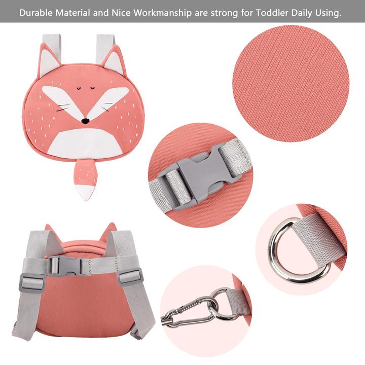 Produktbild Only-Bags.Store Tier-Kleinkind-Rucksack mit Sicherheitsleinen, Mini-Tasche mit Sicherheitsleine für Kinder
