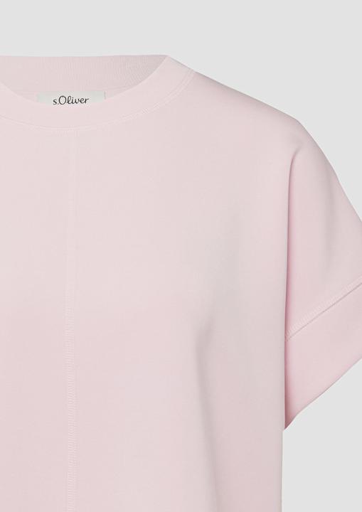 Produktbild s.Oliver Sweatshirt Weiches Scuba-Sweatshirt mit überschnittenen Schultern (42)