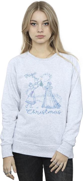 Actual product image Disney Womens/Ladies Frozen Magic Christmas Sweatshirt (XXL)