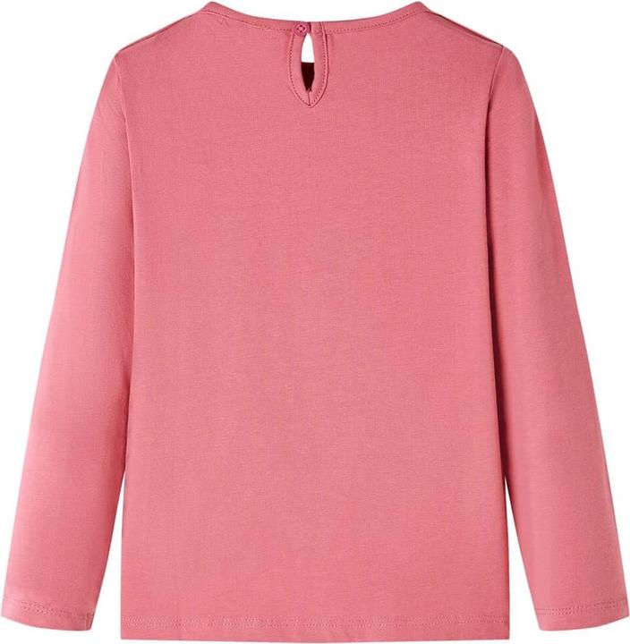 Produktbild vidaXL Kinder-Langarmshirt Altrosa 92,Material: 95 % Baumwolle. 5 (92)