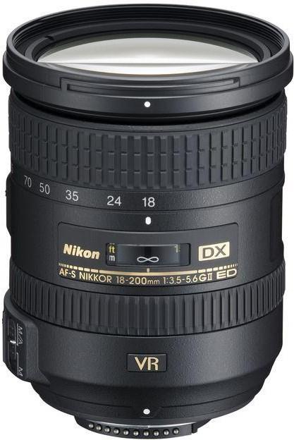 Nikon AF-S Nikkor 18-200mm f/3.5–5.6 G ED DX VR II (Nikon DX, APS-C / DX)