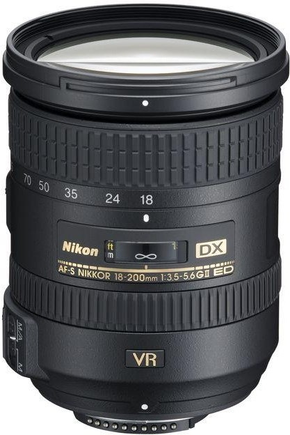 Produktbild Nikon AF-S Nikkor 18-200mm f/3.5–5.6 G ED DX VR II (Nikon DX, APS-C / DX)