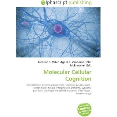 Molecular Cellular Cognition, Fachbücher von Agnes F. Vandome, Frederic P. Miller, John McBrewster