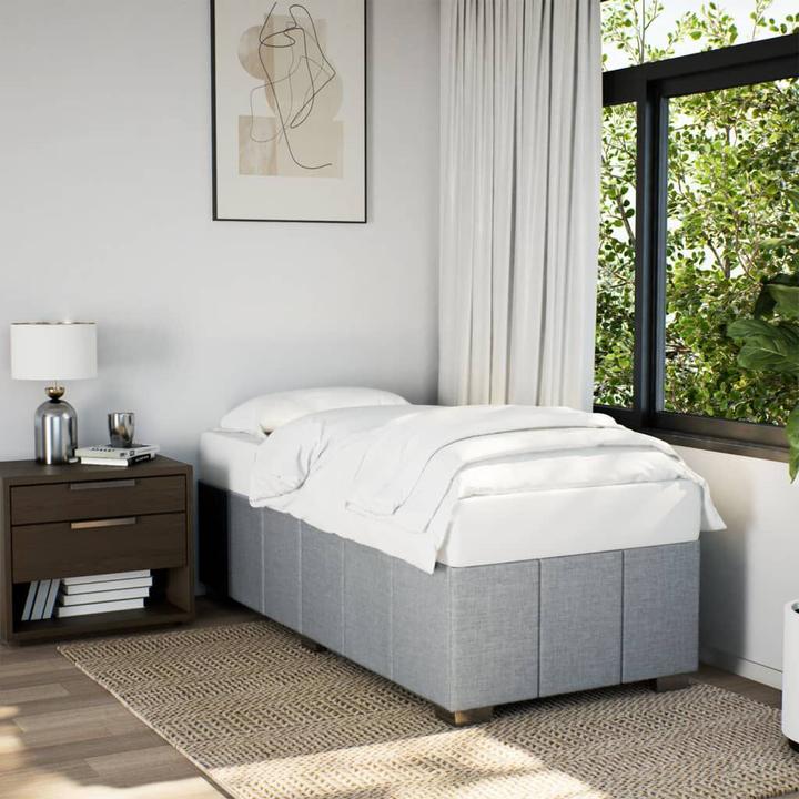 Actual product image vidaXL Fabric bed frame (100 x 200 cm)