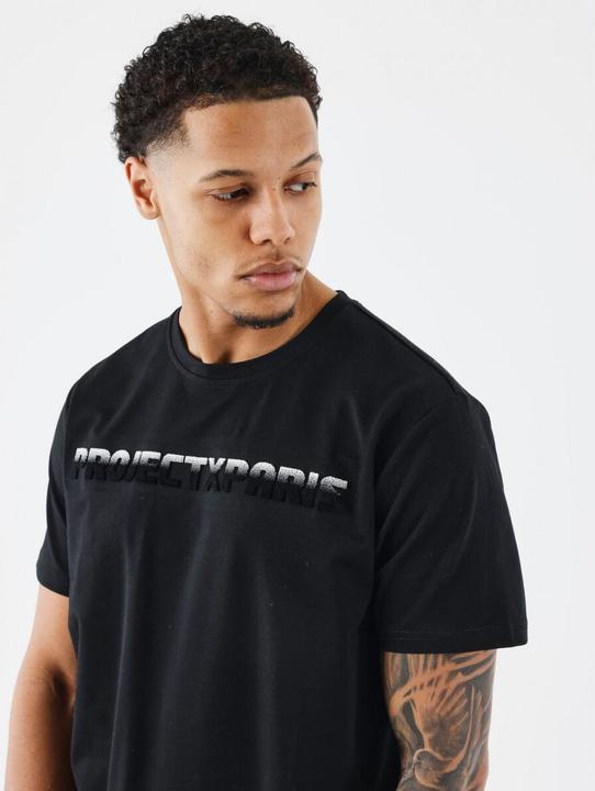 Produktbild Project X Paris T-Shirt mit gradientem Flockdruck (S)