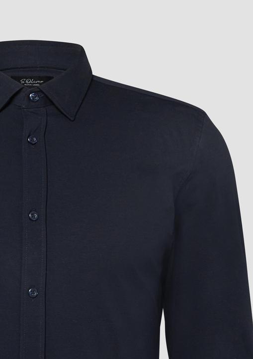 Immagine prodotto s.Oliver Hemd Tailored Fit: Elegantes Langarmhemd aus Edeljersey (44)