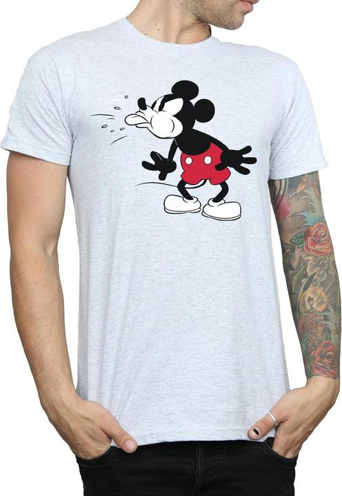 Actual product image Disney Mens Mickey Mouse Tongue T-Shirt (L)
