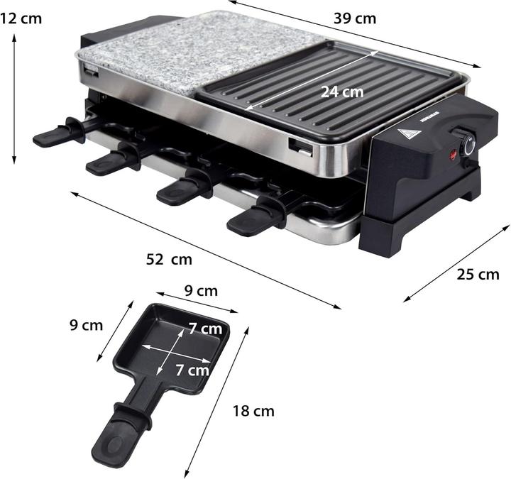Produktbild Syntrox RAC-1500W-Bern Raclette-Grill Bernus