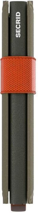 Actual product image Secrid Bandwallet Liba -lompakko, vihreä/ oranssi