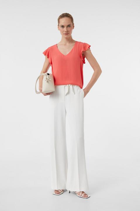 Produktbild Comma Bluse Semitransparente Viskosebluse mit Volantärmeln (34)