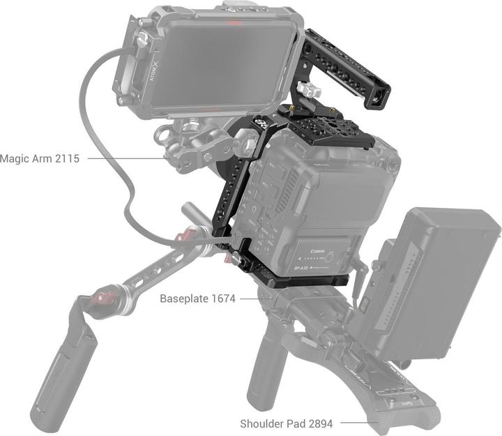 Produktbild SmallRig Cage Handheld Kit Canon EOS C70 (Cage)