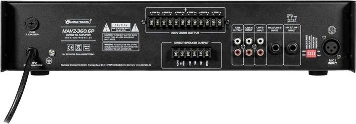 Produktbild Omnitronic MAVZ-360.6P ELA-Mischverstärker (Röhren-Verstärker)
