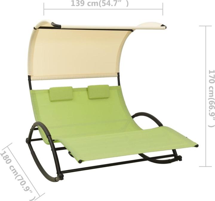 Immagine prodotto vidaXL Sonnenliege (180 cm)