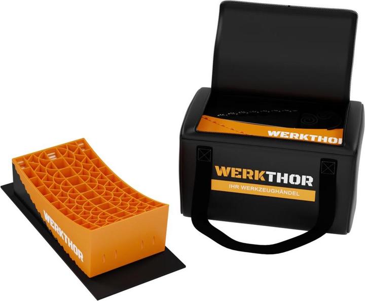 Immagine prodotto Werkthor Innovative Auffahrkeile mit Unterlegmatte