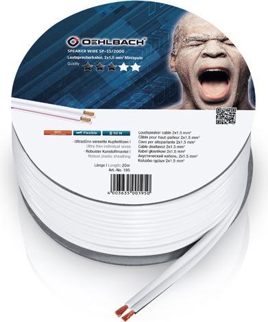 Actual product image Oehlbach Speaker Wire SP15 2000 (20 m, 1.50 mm²)