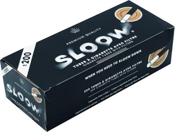 Produktbild Sloow Zigarettenhülsen mit Papierfilter (200 Stück)