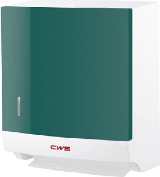 CWS Panel for folding paper dispenser Paradise Paper Slim green various colours for a stylish ambience