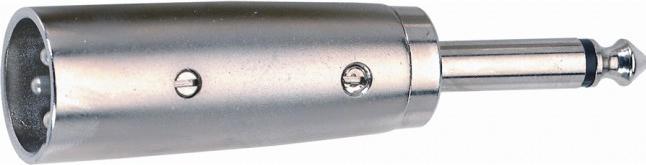 Produktbild Quik Lok G/123-K XLR Stecker/Klinke TS Mono 6.3 Adapter (Klinkenadapter)