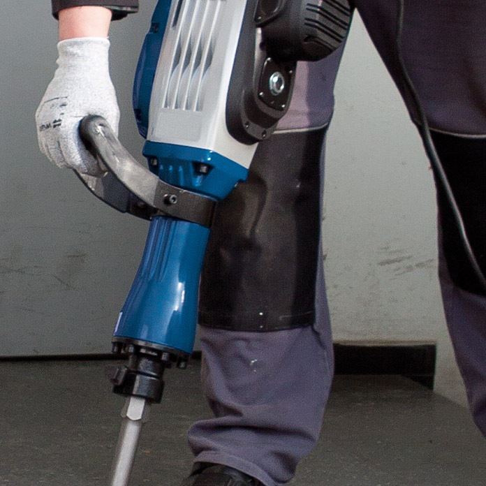 Actual product image Scheppach AB1600 Demolition Hammer 230V 50Hz 1600W - 50J (Electrical connection)