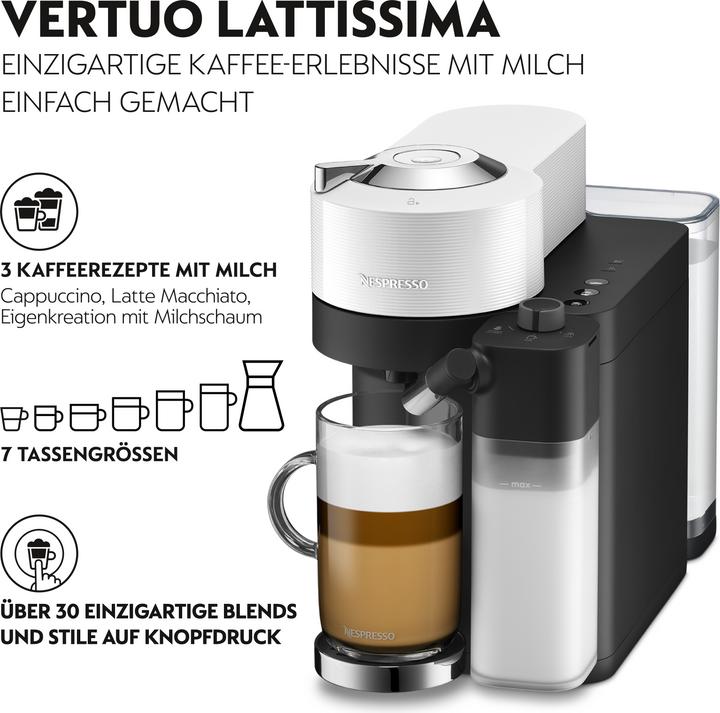 Produktbild De'Longhi Nespresso Vertuo Lattissima (NESPRESSO Vertuo)