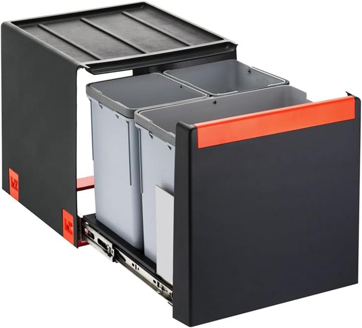 Productafbeelding Franke Afvalbak, Cube 40, automatisch openend, 14l + 2x7l. (28 l)