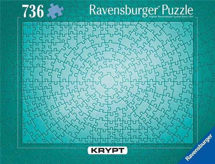 Image du produit Ravensburger Puzzle 12000189 - Krypt Puzzle Metallic Mint - Puzzle lourd pour adultes et (736 pièces)