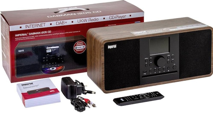 Productafbeelding Imperial Dabman i205 CD (Internet radio, DAB+, VHF, FM, Bluetooth, WiFi)