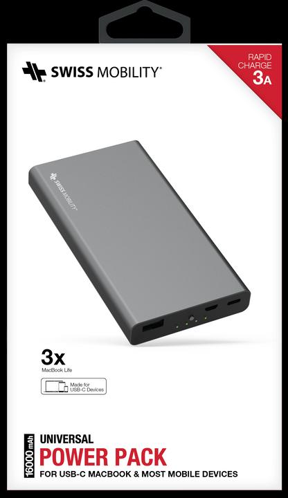 Actual product image Swiss Mobility Power Pack SBC16000 (16000 mAh, 59.20 Wh)
