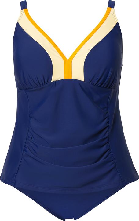 Immagine prodotto Ulla Popken Tankini con arricciature, coppe morbide, spalline regolabili e materiale riciclato (60)
