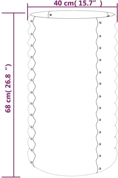 Produktbild vidaXL Pflanzgefäss