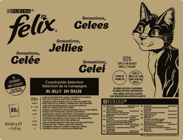 Actual product image Felix Countryside Selection (Adult, 80 pcs., 6800 g)