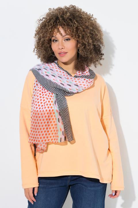 Immagine prodotto Ulla Popken Sciarpa con cuori e bordura