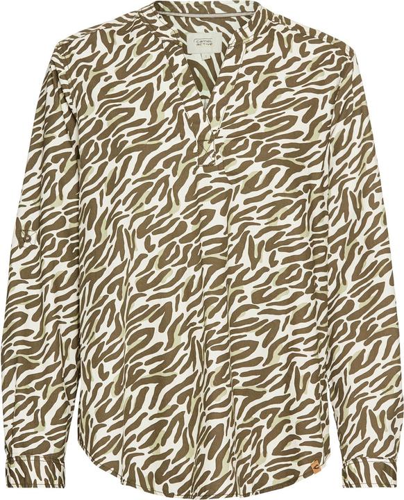 Image du produit Camel Active Langarm-Bluse mit Allover-Print (XS)