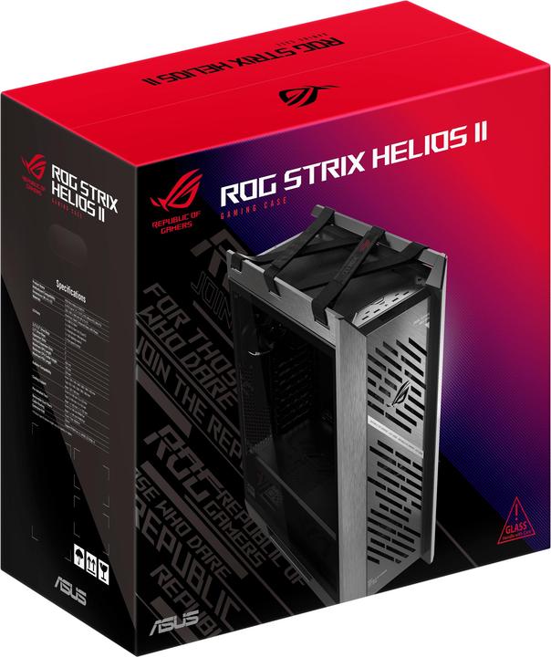 Actual product image ASUS Geh ROG STRIX HELIOS II GX601S BLACK (ATX, Mini-ITX, mATX, E-ATX)