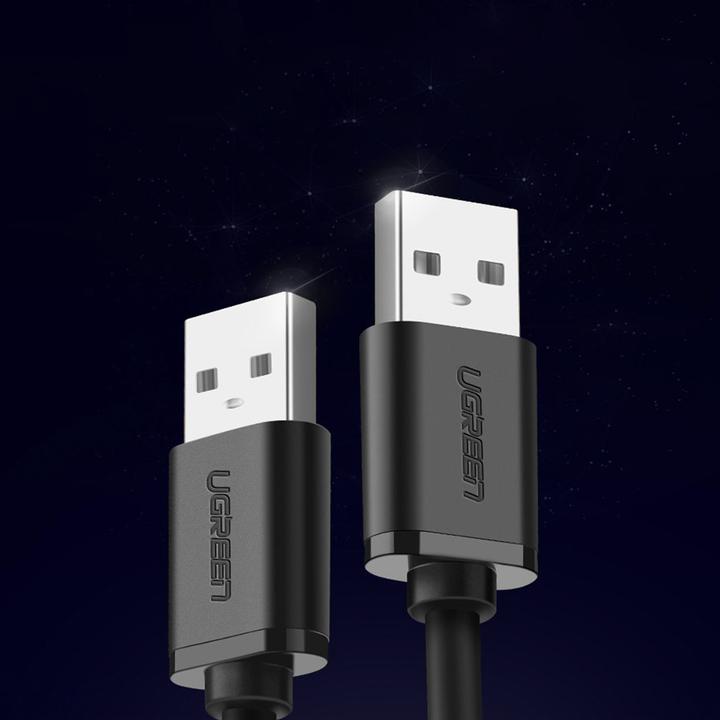 Actual product image Ugreen USB 2.0 M-M cable US102, 1.5m (black) (1.50 m, USB 2.0)